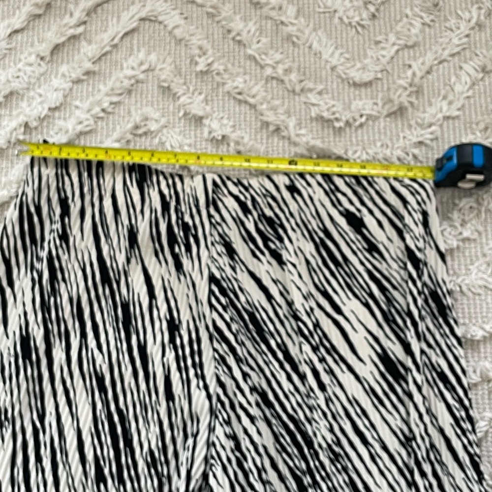 COS Animal Print Zebra Wide Leg Pants Tropical Beach Resort Vacation - Picture 4 of 7